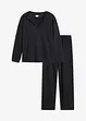 Ensemble loungewear en jersey texturé, bonprix
