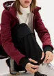 Veste longue softshell fonctionnelle avec polaire peluche, bonprix