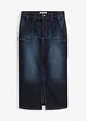 Jupe en jean extensible, bonprix