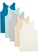 Unterhemd mit weicher Baumwolle (5er Pack), bonprix