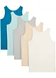 Unterhemd mit weicher Baumwolle (5er Pack), bonprix
