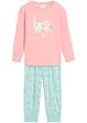 Mädchen Pyjama mit Bio-Baumwolle (2-tlg. Set), bonprix