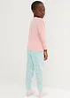 Mädchen Pyjama mit Bio-Baumwolle (2-tlg. Set), bonprix