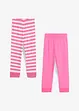 Lot de 2 pantalons sous-vêtements thermiques pour enfants, bonprix