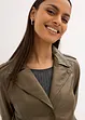 Veste en cuir nappa d'agneau 2 en 1 avec plusieurs variantes, bonprix