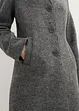 Manteau en laine foulée, bonprix