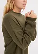 Robe molletonnée oversize, bonprix