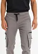 Stretch-Schlupfhose mit Cargotaschen, Regular Fit, bonprix