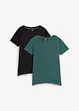 T-Shirt mit Zipfel (2er Pack), bonprix