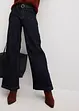 Wide Leg Jeans High Waist, Paperbag, bonprix