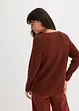 Gerippter Pullover aus reiner Baumwolle, bonprix