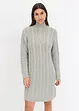 Robe en maille à motif torsadé, bonprix