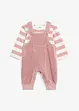 Baby Langarmshirt + Latzhose (2-tlg. Set), bonprix