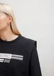 Cropped-Sweatshirt mit Wording, bonprix