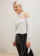 Langarmshirt mit Cut-Out, bonprix