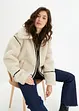 Veste aspect peau de mouton, bonprix