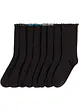 Socken mit Glitzer Wellenkante mit Bio-Baumwolle (8er Pack) ​, bonprix