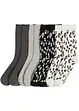 Chaussettes à bord roulotté en coton majoritaire (lot de 8 paires), bonprix