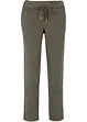 Pantalon en velours côtelé à taille élastiquée, bonprix