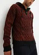 Grobstrick-Pullover mit Kapuze, Slim Fit, bonprix