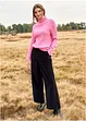 Cordhose mit Bequembund, High Waist, bonprix
