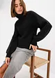 Grobstrick-Pullover mit Zopfmuster, bonprix