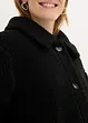 Gefütterte Teddyjacke mit Kragen, bonprix