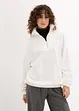 Oversize-Sweatshirt mit Troyerkragen, bonprix