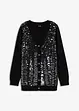 Gilet en maille avec sequins, bonprix