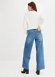 Wide Leg Jeans Mid Waist, bonprix