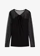 Langarmshirt mit Mesh, bonprix