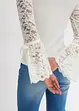 Langarmshirt mit Spitze, bonprix