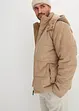 Cord-Steppjacke mit abnehmbarer Kapuze, bonprix