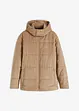 Cord-Steppjacke mit abnehmbarer Kapuze, bonprix