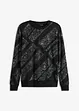 Rundhals-Sweatshirt mit Print, bonprix