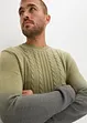 Pullover mit Zopfmuster im Farbverlauf, bonprix