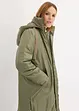 Wattierter Parka mit abnehmbarer Kapuze und Taillenregulierung, bonprix