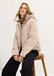 Kurze Steppjacke mit Futter in Kontrastfarbe, bonprix