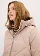 Kurze Steppjacke mit Futter in Kontrastfarbe, bonprix