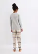 Kinder Pyjama mit Flanellhose  (2-tlg. Set), bonprix