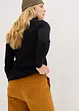 Pantalon raccourci en velours côtelé avec taille extensible, bonprix