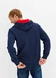 Kapuzensweatshirt mit Flockprint, bonprix