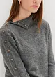 Pullover  mit Knopfleiste, bonprix