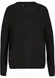Pull en maille torsadée, bonprix