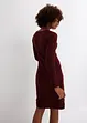 Figurbetontes Strickkleid mit Drapierung, bonprix