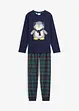 Kinder Pyjama mit Flanellhose und Bio-Baumwolle (2-tlg. Set), bonprix