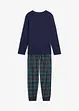 Kinder Pyjama mit Flanellhose und Bio-Baumwolle (2-tlg. Set), bonprix