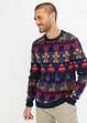 Feinstrickpullover mit Weihnachtsmotiv, bonprix