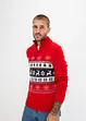 Norweger-Pullover mit Troyerkragen, bonprix