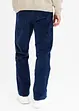 Pantalon droit Relaxed Fit en velours côtelé, doublé en flanelle, bonprix